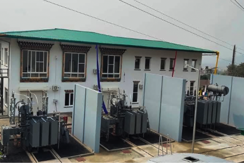 Commissioned on Schedule: 66/33/11 kV GIS Substation